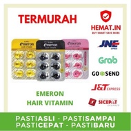 NEW EMERON HAIR VITAMIN RAMBUT BLISTER ISI 6 PCS - pink