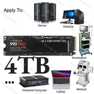 New SSD 990 PRO PCIe4.0 NVMe M. 2280 SSD 1TB 2TB 4TB 8TB Internal Solid State Hard Drive For PS5 Laptop Desktop MLC PC Comp. Thyroid