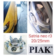 Proton Satria Neo Saga Iswara persona waja Gen2 PIAK original T7075 wheel spacer titanium with cente