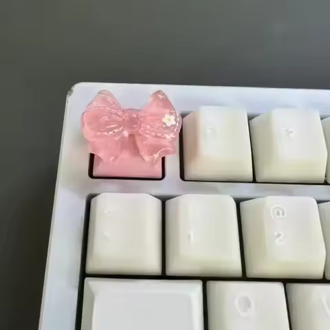 Cute Cartoon Anime Keycaps Customized Resin Original Design Artisan Point Keycap PBT DIY Key Cap for
