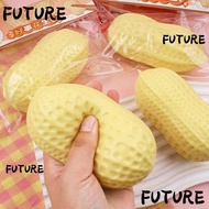 HL-FUTU Simulated Peanut Squeeze Toy, ASMR Sensory Stress Relief Squeeze Fidget Toy, Creative Soft D