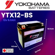YOKOHAMA YTX12-BS YTX12 BATTERY GEL YAMAHA  XJ600N XT600 HONDA VERSYS 650 BLADE 250