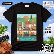 ITALY SOUVENIR T-SHIRT 7 WEAR ITALY COUNTRYTAG COTTON 24S SOUVENIR PREMIUM GIFT