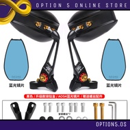 QJMOTOR Fortress 350 Side Mirror ATX 250 AOS4 Wide Anti-glare Rearview Mirror Fort 350 Accessories