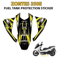 For ZONTES 350 E 350E E 350 Motorcycle Fuel Tank Protection Sticker Decal 350E Body scratch Proof De