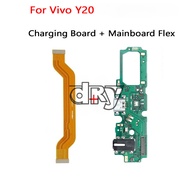 For Vivo Y20 USB Charging Board Charger Port + Main Board Motherboard Flex Cable