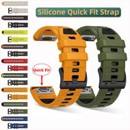 Garmin Epix Pro Gen 2 51mm 47mm Tactix 7 AMOLED 26mm 22mm Silicone Strap Water Resistant Quick Fit W