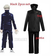 Jujutsu Kaisen Anime Toge Inumaki Cosplay Costume Wig Top Pants Shoes Halloween Christmas Party Scho