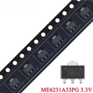 50Pcs/10pcs ME6231 6231A ME6231A33PG SOT-89-3 3.3V Low Power High Precision High PSRR LDO Linear Reg