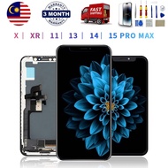 LCD Replacement For IP X XR 11 12 13 14 15 Plus PRO MAX Glass Touch Screen Digitizer Display