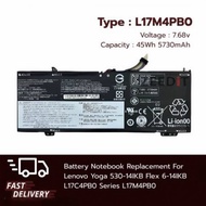 (ส่งฟรี ประกัน 1 ปี) แบตเตอรี่ โน๊ตบุ๊ค Compatible with Lenovo Yoga 530-14IKB 530s-14IKB 530s-15IKB 