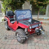 Mobil Mini Jeep 150cc Mini Willys 150cc Jeep Mini 150cc Mesin 4Tak