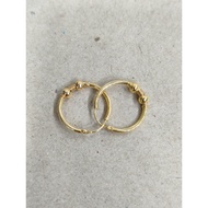 Earrings 2 gram young gold ballRing