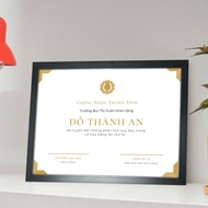 Photo Frame - Certificate Frame 20x30cm / 30x40cm - Composite Frame, Mica Surface Wall Mount for Des