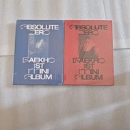 Album mini pertama BAEKHO daripada NU’EST, "Absolute Zero", keluaran solo