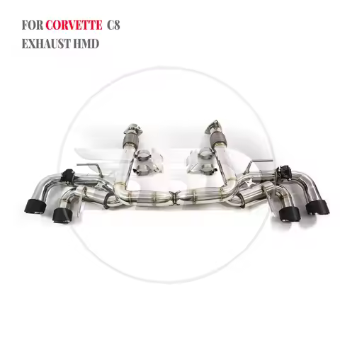 HMD Stainless Steel Exhaust System Performance Catback For Chevrolet Corvette C8 Muffler With Valve