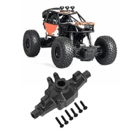 POENVFPO RC Front Rear Drive Axle1/24 Axle Metal Axlefor FCX24RC AxleRC AxleAxles (Black)