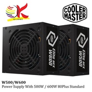 COOLER MASTER ELITE NEX WHITE W500 (500W) / W600 (600W) 230V POWER SUPPLY 80 PLUS STANDARD - PSU - A