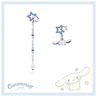 Crystal Diamond Dogside Earrings Female Birthday Gifts Take Styling Joy Meteor Stars cinnamoroll Ser