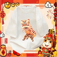 Baju Happy New Year 2026 CNY Year of Horse New Year Family Shirt Short Sleeve #29 ready to ship