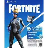 PS4 FORTNITE 2000 V-Bucks + Epic Neo Phrenzy Back Bling + Epic Neo Versa Outfit