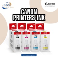 Canon GI-76 INK (Pigment Black/Cyan/Magenta/Yellow) GI76 Toner Ink Bottles for Canon PIXMA GX6070 GX