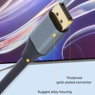 YYS 8K DP Cable Wire 100 200 300cm Long DP1 4 with Gold Plated Ends Enhancing Signal Transmission an