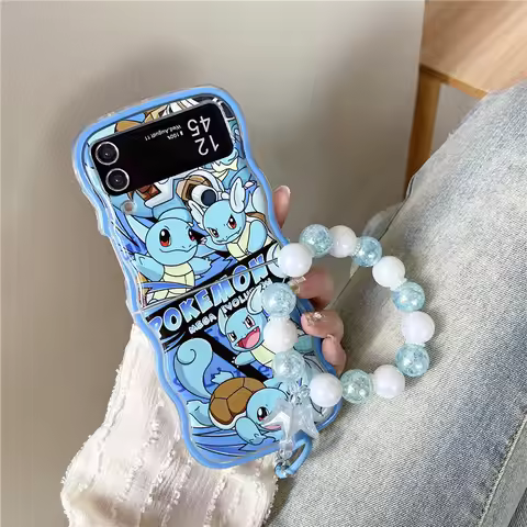 For Samsung Z Flip 7 Wave Edge Phone Case for Galaxy Z Flip 7FE ZFlip6 Flip5 Flip4 Flip3 Hard PC Fol