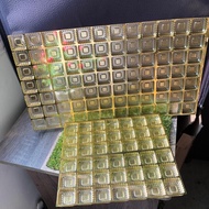 84 Holes / 42Holes Chocolate Tray 84 Cavity Gold Tray Bekas Cheese Tart <4643>