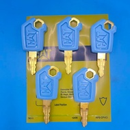 5PCS BLUE 5P8500 For 5P8500 Heavy Equipment Keys Excavator Ignition Key Excavator Accessories Switch