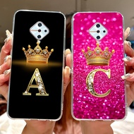 For Vivo S1 Pro New Fashion Crown Initial Letter Couple Phone Case VivoS1 S1Pro 1920 1920_20 1907 So