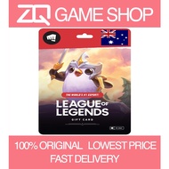 [🇦🇺澳洲AUS] PC LOL League of Legends Valorant Riot Point Card Credit Prepaid Code RP  (⚡Fast)