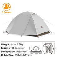 Naturehike Cloud River เต็นท์ 2-3 คนกันน้ํา UPF50 + Camping เต็นท์กลางแจ้ง Ultralight แบบพกพาเดินป่า