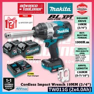 Makita TW011G / TW011GZ02 40Vmax Cordless Impact Wrench 19MM (3/4")