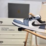 Casual Sneakers Jordan Air Jordan 1 low AJ1 low-top series basketball shoes haze Blue DOA6