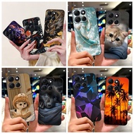 Shockproof Cover For Motorola Moto G86 Power 2025 Case Popular Marble Dragon Soft Black Silicone Bum