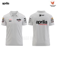 ππ 2026 Polo shirt Tshirt Kaos Kerah Aprilia Racing Ixon Team Balap MotoGP