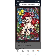 Tenyo [Made in Japan] 266 Pieces Gutto Series Jigsaw Puzzle Disney Ariel Stained Glass Stained Doorテ
