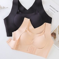 2pcs Women’s Back Correction Bra Front Button Yoga Vest Sports Gather Support