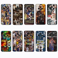 OPPO Reno 2 2Z 2F 3 4 Pro 5 lite 5F Stephen Curry Classic Black Edge TPU Soft Case | Full Wrap & Bar