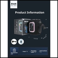 ▥ ❈ Brodu BTS-2061 Bluetooth Speaker RGB Light Waterproof Bluetooth Speaker