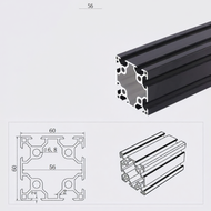 LUHU ALUMINIUM PROFILE | ท่ออลูมิเนียมอุตสาหกรรม 60x60 มม