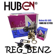 [Wholesale 12 Pcs] Huben Hl-505 Blooming Key | Mekar HL 505 Sliding Door Cabinet Lock | Locker Lock 