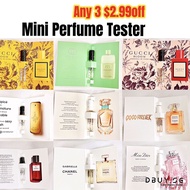 【100% Authentic】Mini Pocket Assorted Perfume Sample Vial Spray-Diptyque,Gucci,Tiffany,Parma,Byredo