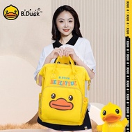 🚓B.DuckSmall Yellow Duck Lightweight Large Capacity Mummy Bag Shoulder Multi-Functional Mother BagbduckMaternal and Infa
