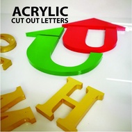 3D ACRYLIC CUTTING LETTERS / ACRYLIC CUT OUT WORDING / 2D WORDING / 3D LETTER