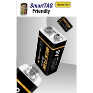 NEW Beston 9V 1000mAh With Micro USB Rechargeable Port Li-ion Battery Smart TAG,