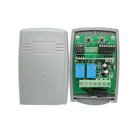 2CH Universal Receiver Remote Control, Compatible with NOVOFERM, DITEC MHOUSE AT-4, MOTORLINE 433MHz