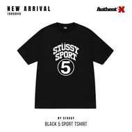 STUSSY 5 SPORT TEE - BLACK T Shirt Lelaki Baju T Shirt Lelaki