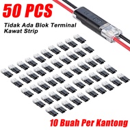 CASTA 12/20/50PCS Konektor Kabel Listrik 2 Pin Quick Connector Terminal Blok Soket Push-in Low Volta